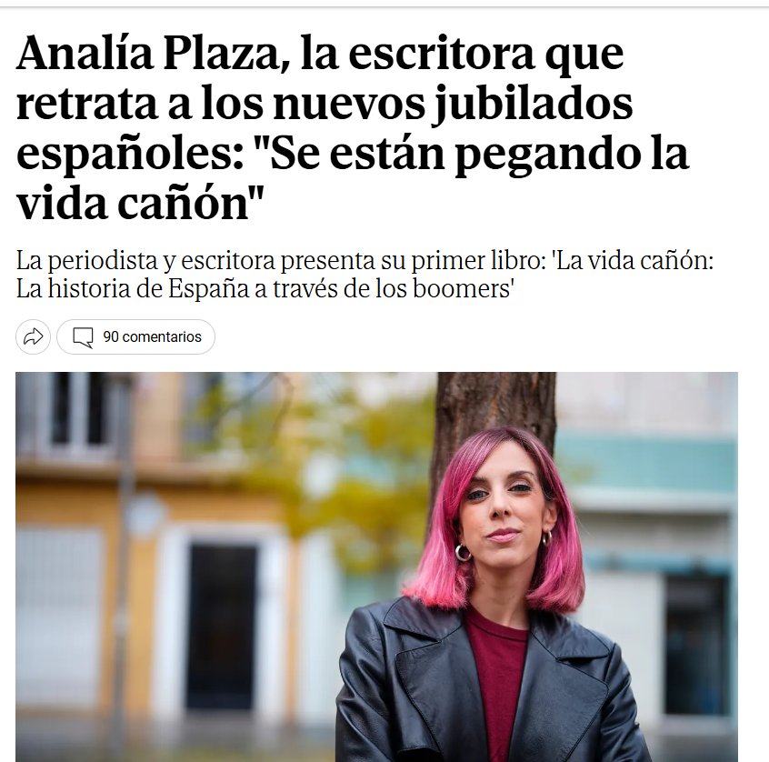 Mi madre tiene una pension de 550€. Qué hija de puta disfrutona es mi madre, ¿eh, Analía?
Cállate un ratico, maña, que se te que eres tonta desde el panizo.