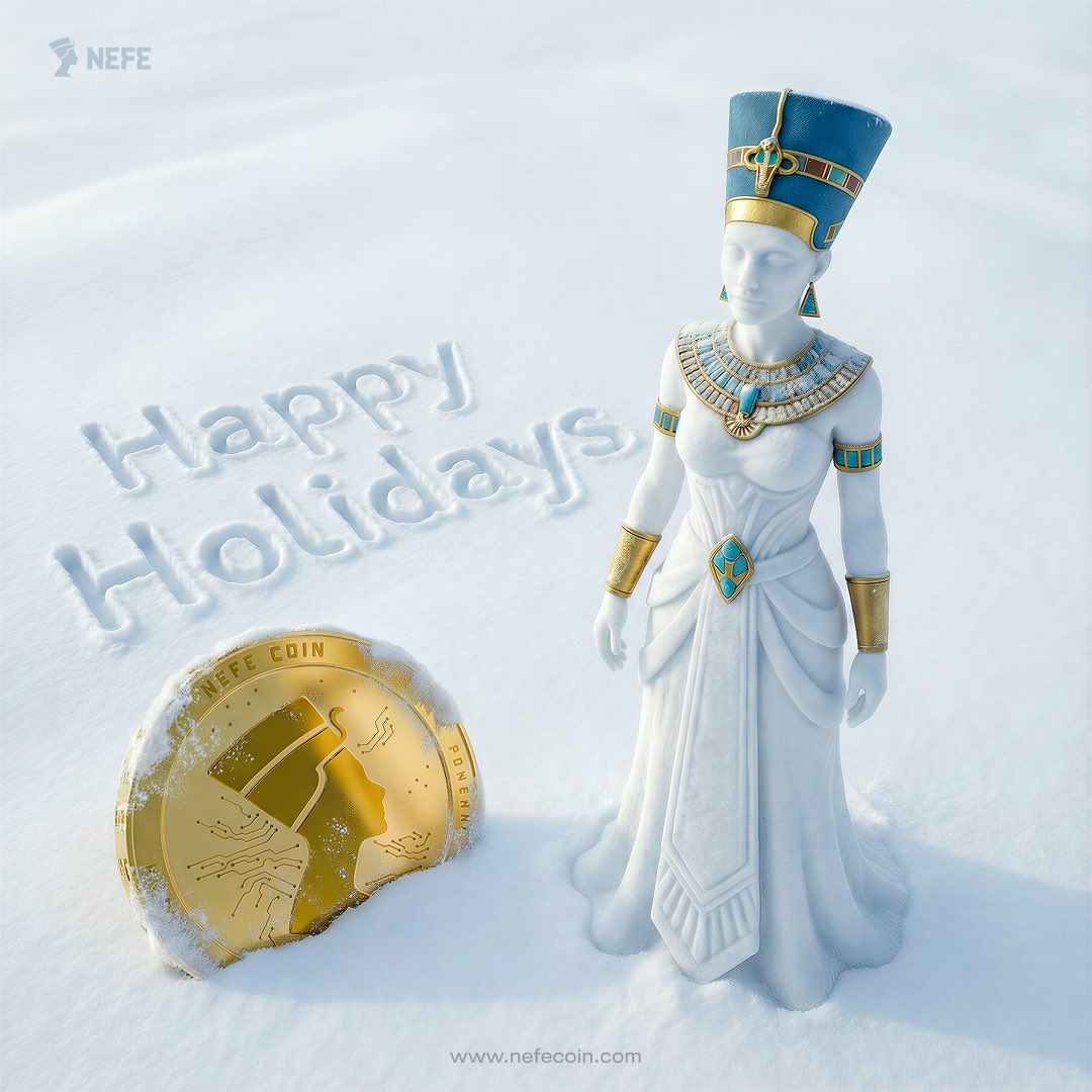 NefeCoin's tweet image. A quiet moment after the celebrations.

Season’s greetings from $NEFE. Calm, steady, and looking ahead.