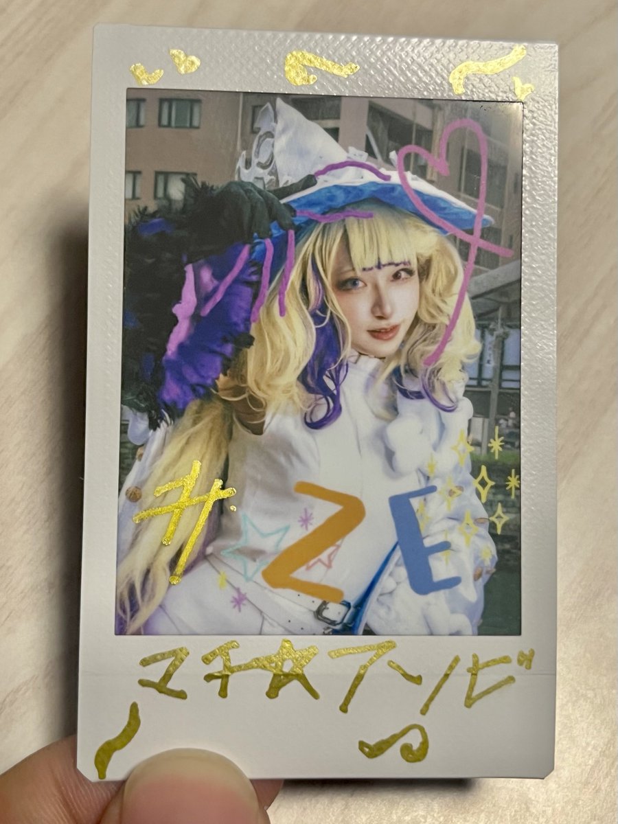 チェキ機試運転したんですけどめっちゃ良い！ 私的な思い出作りのため