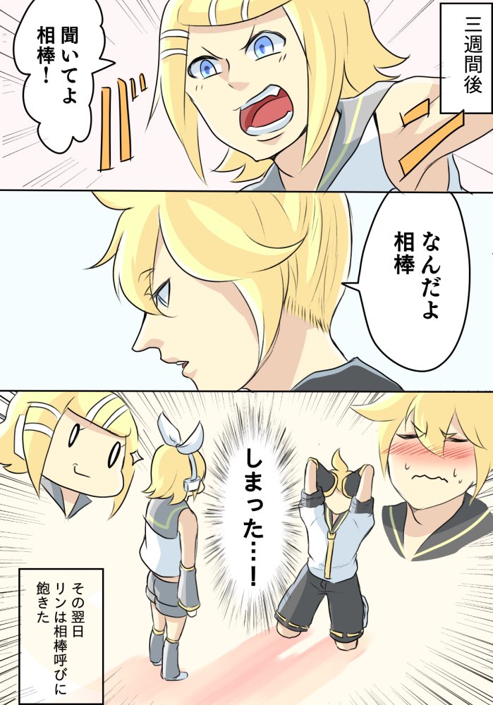 リンちゃんレンくん誕生日おめでとーーー!!
新規絵描けなかったのでこれはお気に入りの鏡音ネタです 