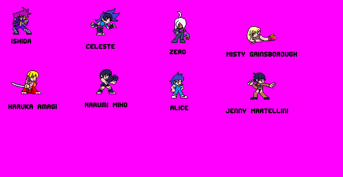 giofersilva84's tweet photo. Voltei a fazer umas pixelarts de OCs femininas no estilo Neo Geo Pocket!
#pixelart #neogeopocketcolor #ngpc https://t.co/WsiCXFbTVv