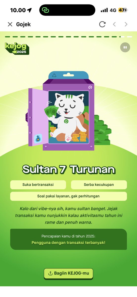 douceviee's tweet photo. panggil aku sultan💋😭 @gojekindonesia https://t.co/9ZzFiOBIev