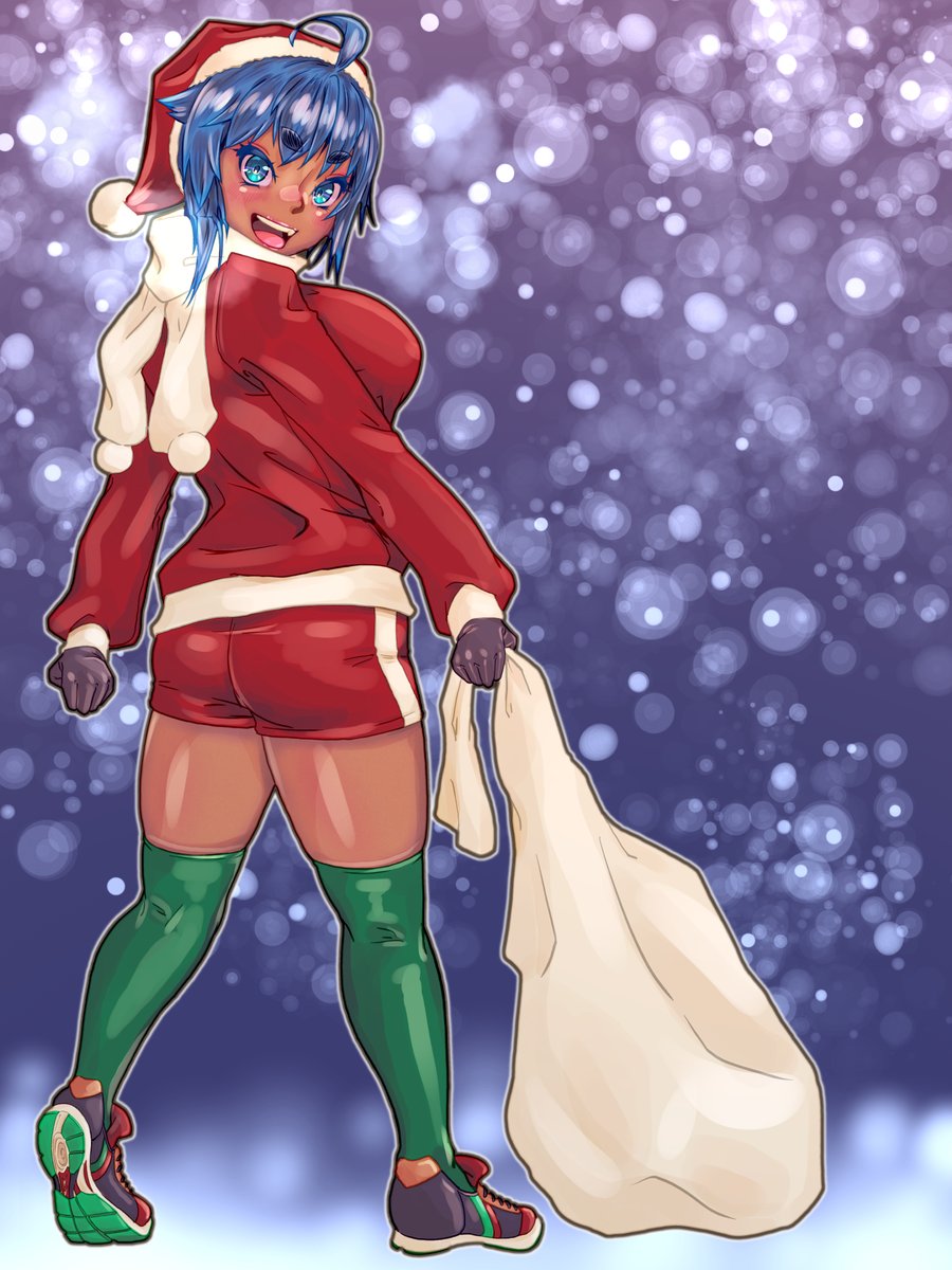 クリスマスはとうに過ぎちゃいましたが…
今年は寒さも吹き飛ぶ爽やかジャージサンタ!
#九嶺蓮歌 