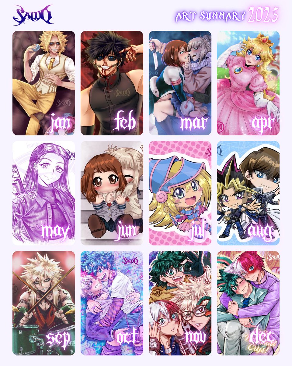 SaidoChan0106's tweet image. #ArtSummary2025
