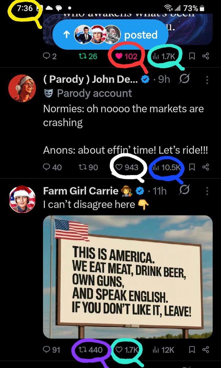 DeanDavis33's tweet image. 🐸1️⃣7️⃣ #Seventeen 🐇
1️⃣0️⃣2️⃣ #OneZeroTwo 
1️⃣0️⃣5️⃣ #OneZeroFive 
4️⃣4️⃣0️⃣ #FourFourZero 
🎰 #WhatAreTheOdds 🪽
9️⃣4️⃣3️⃣ #NineFourThree
7️⃣3️⃣6️⃣ #SevenThreeSix