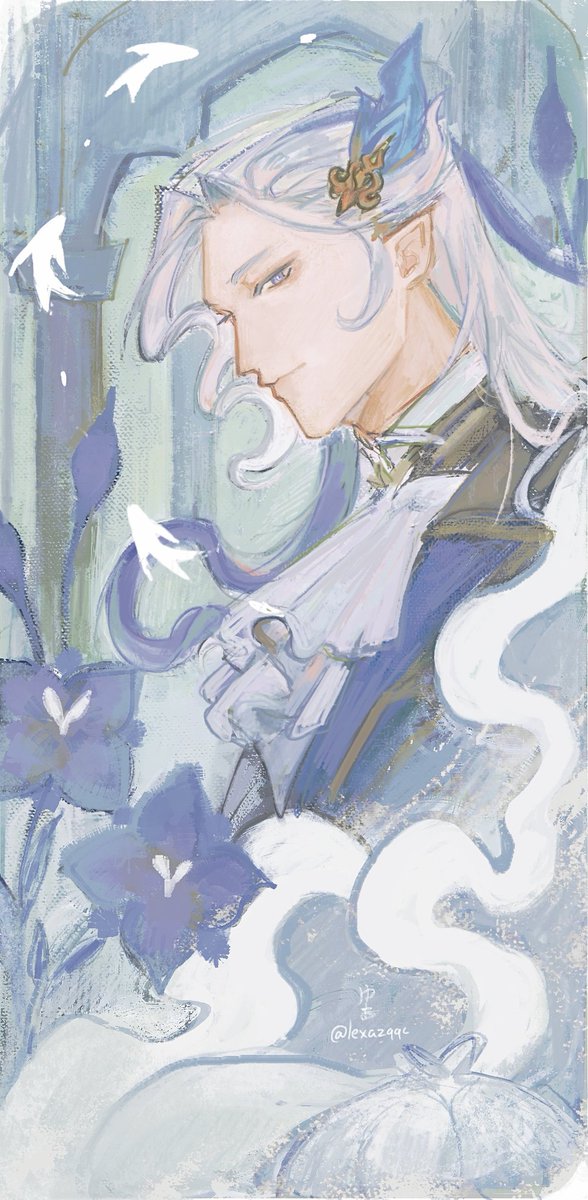 lexazqqc's tweet image. One of the three dragons accompanying us on our journey 🌊
#Neuvillette #那维莱特 #genshin