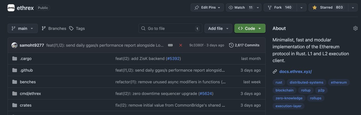 It would be of great help if you could star <a href="/ethrex_client/">ethrex</a> repository.

We're very proud of what we built in a year: a production ready, performant and simple execution client in Rust. All this done from Argentina!

Please star it and if possible try it out.