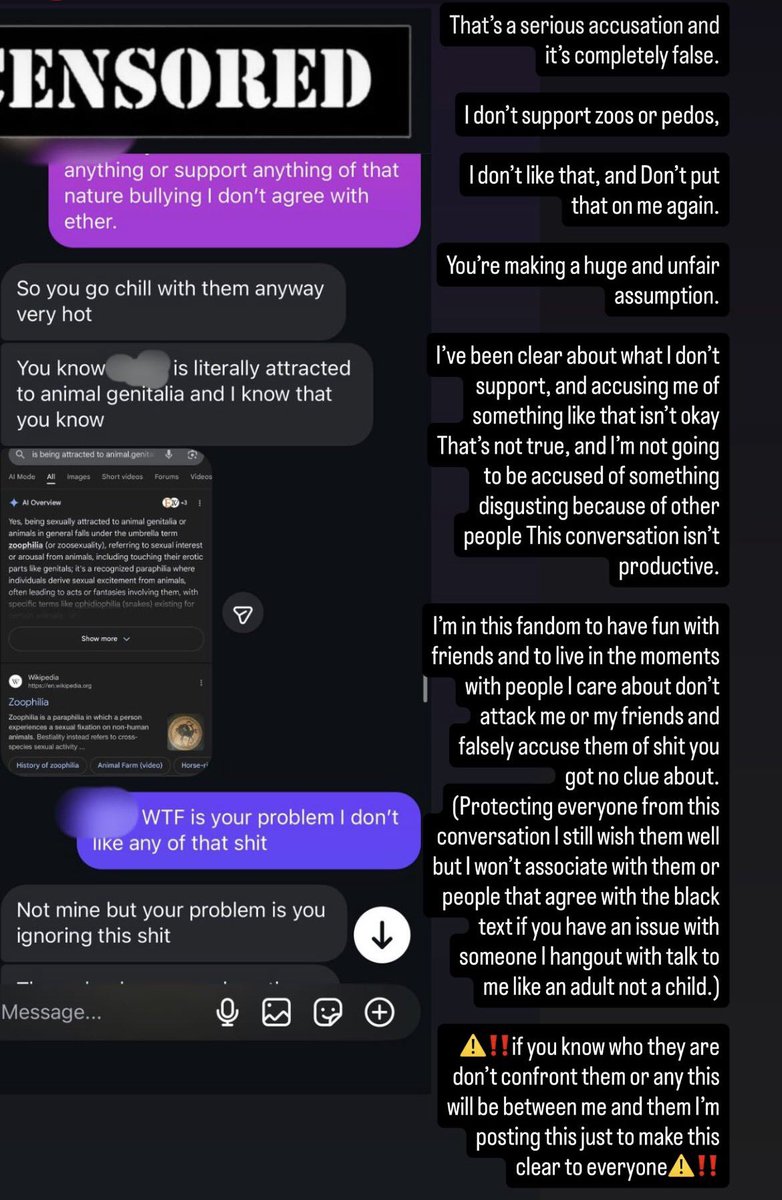 ⚠️‼️if you know who they are don’t confront them or any this will be between me and them I’m posting this just to make this clear to everyone⚠️‼️