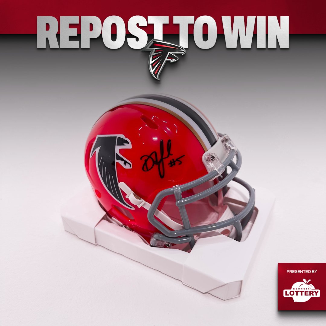 AtlantaFalcons's tweet image. Drake Giveaway!

RT for a chance to win this signed @DrakeLondon_ throwback mini helmet!