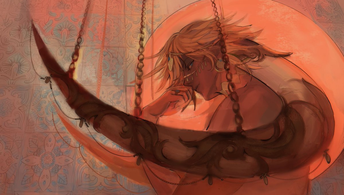 aachasto's tweet photo. I finished it at the end of the year! 
I'm not entirely satisfied with the result, but 2026 is still ahead(*^▽^*)
#digitalart #digitalillustration https://t.co/cYxLVNgmv6