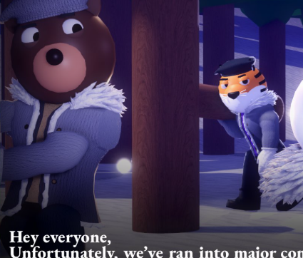 Fun Fact: Tigry has more muscles than Beary, this is noticeable in his arms