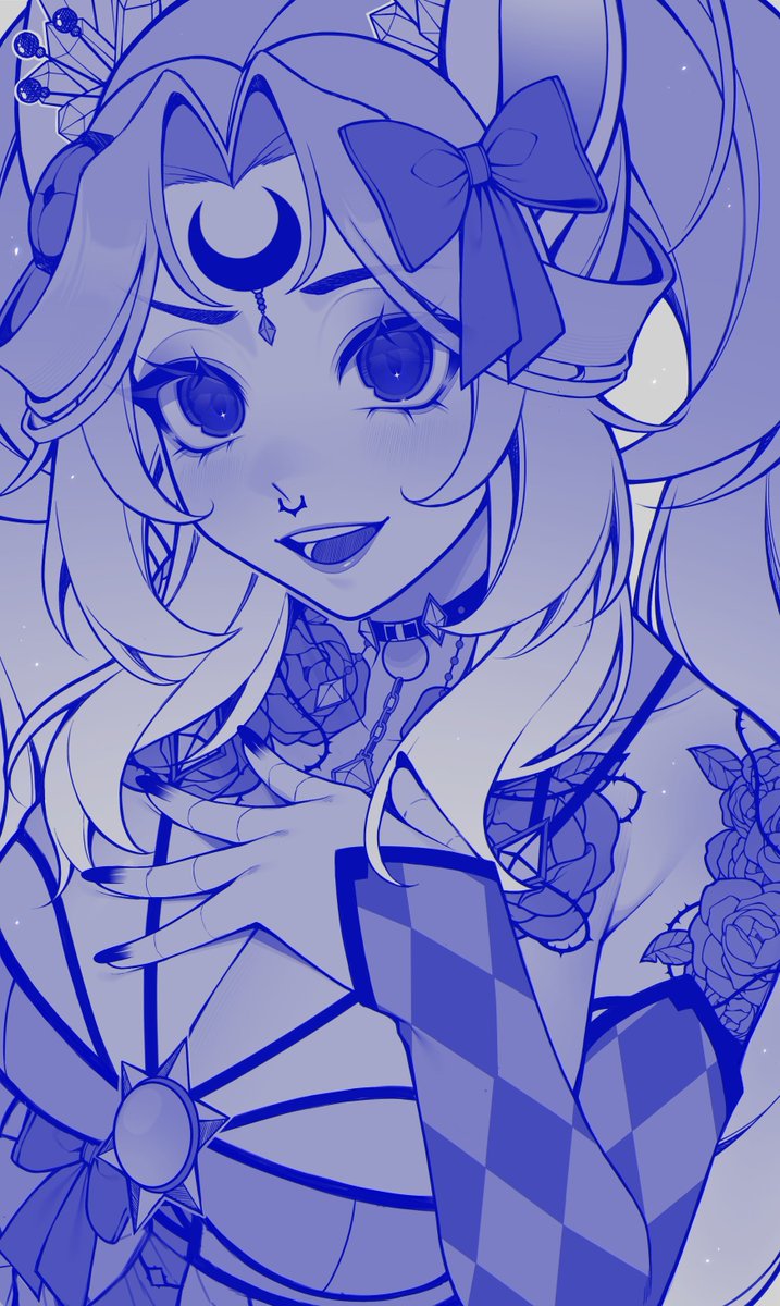 cyberpyunk's tweet image. charity com wip! did you miss my art?