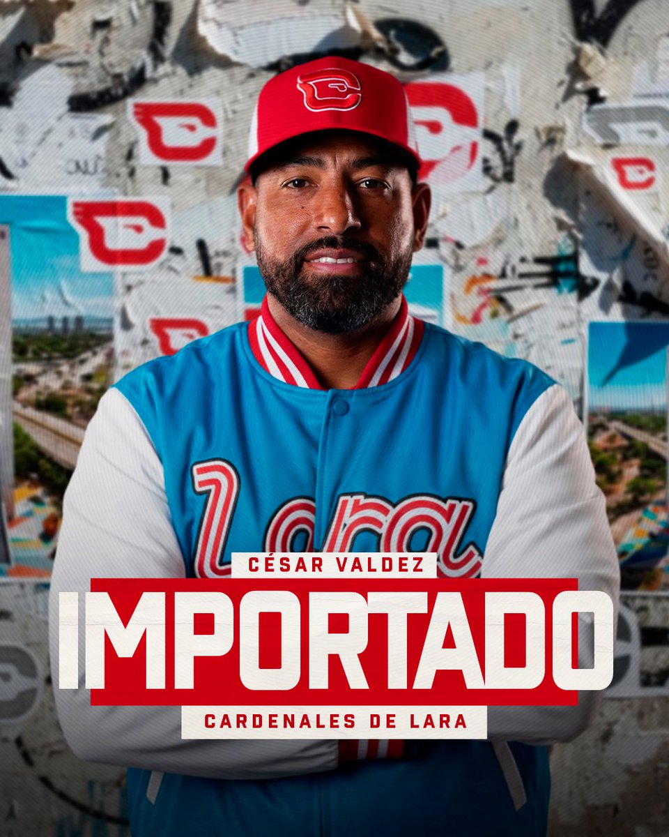 GeorgenyPerez's tweet image. Los #Cardenales de Lara anunciaron la contratación del lanzador César Valdez, quien se unirá al equipo crepuscular en el Round Robin.