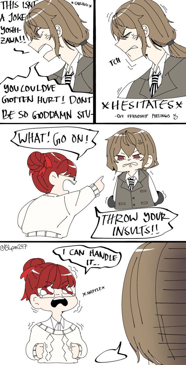 BLfan247's tweet image. 20 year olds btw
#goroakechi #sumireyoshizawa #akesumi

More shenanigans cuz they still haven't left my brain 😭 Actually this is a real scene in the story HAHAHSH+
#p5rfallencrown