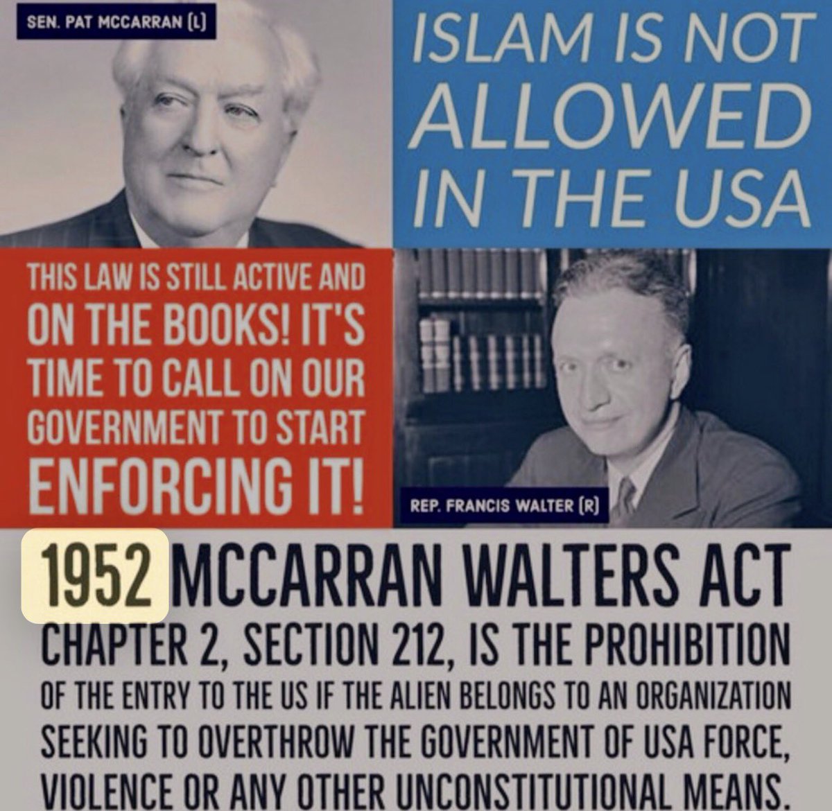 eagameover's tweet image. Enforce the laws from the past !!!  
America needs to do better than this .
The freedom of religion wasn’t designed in this level of disrespect !!