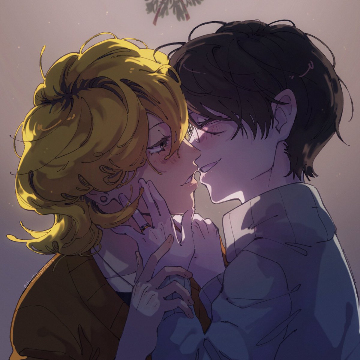 huffthpottery's tweet image. The holidays are full of warmth #doukyuusei