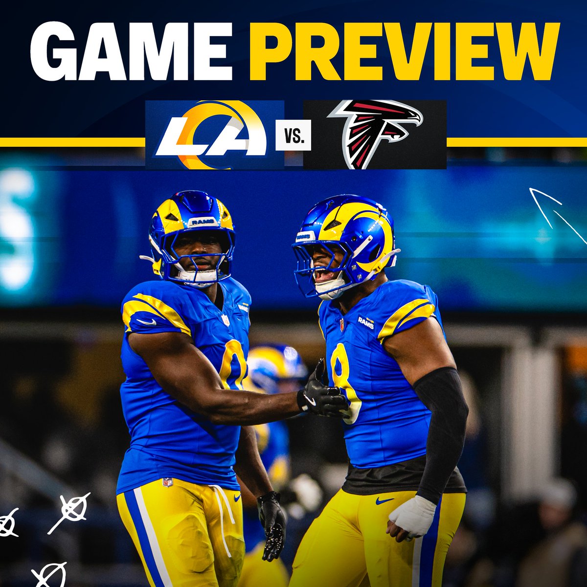 RamsNFL's tweet image. It’s Monday. Night. Football.

Game Preview » bit.ly/4sfSceS