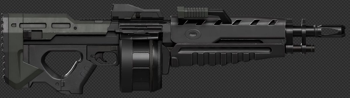 EvenManatee887's tweet image. ‘M739A ‘Axe’ Squad Automatic Weapon’

“An early variant of the M739 produced by several companies under license. The type would join Misriah’s mainline production due to its popularity.” 

A Christmas gift available on Halo Archive. 

#HaloSpotlight #HaloInfinite #Halo #kitbash