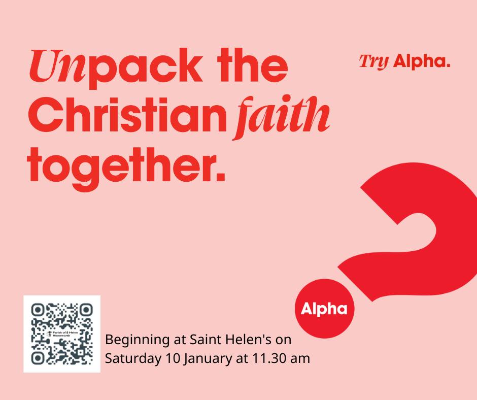 frrobertwhart's tweet photo. Wondering if there’s more to Christmas? At Alpha you can meet new people and explore the Christian faith together. It’s for anyone who’s curious. No judgement, no pressure. Each session unpacks a big question of life, faith, and purpose and is designed to spark conversation. https://t.co/YOxzsTdcfM