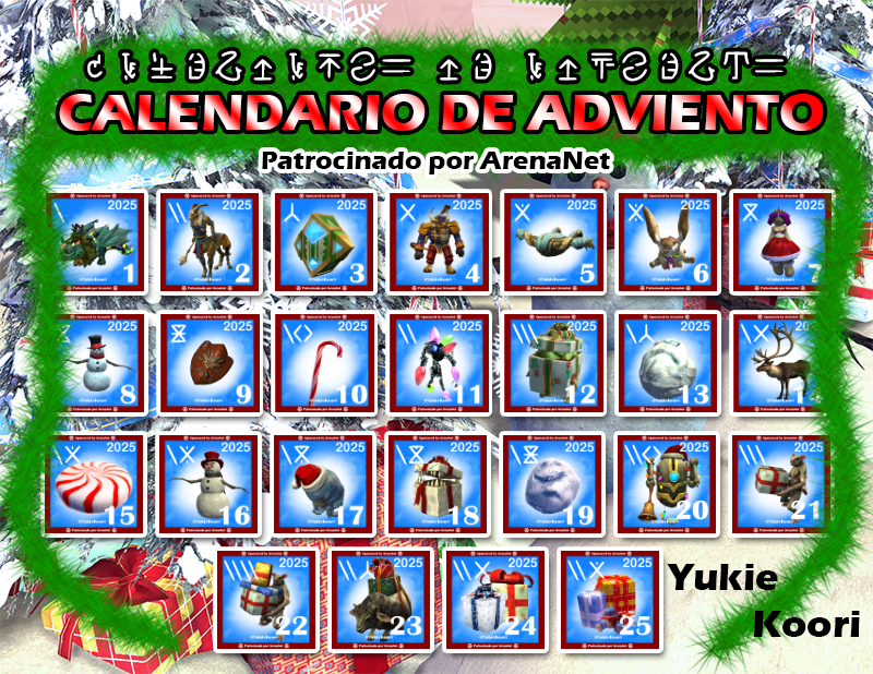 El Calendario de Adviento del ❄️ Día Invernal ❄️ de 2025 ha terminado.
Muchas gracias por participar y felicidades a todas las personas que han ganado este año 🥳 🎉
¡Feliz Día Invernal! ❄️ ⛄️
#GW2 #GuildWars2