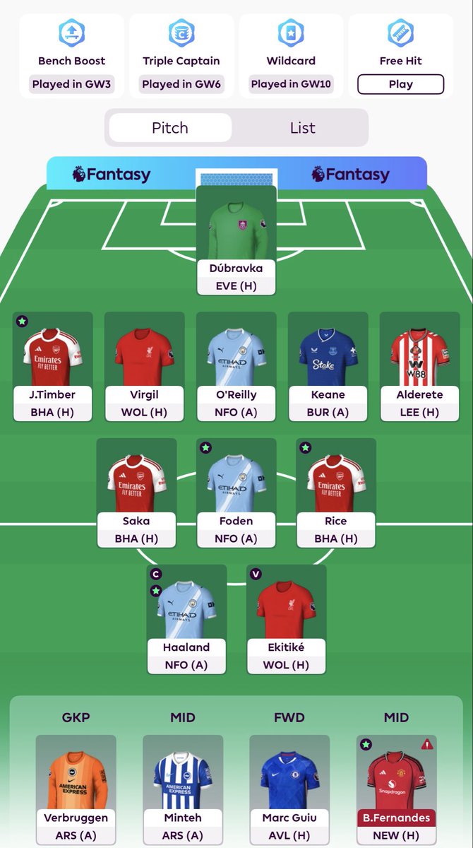 GW18 🔒
2 FT’s used! 
Thiaw ➡️ Alderete 
Thiago ➡️ Ekitike 
£0.1 itb 

🤖©️

🌏 374k 

FH19 is active ✅
#FPL #FPLCommunity