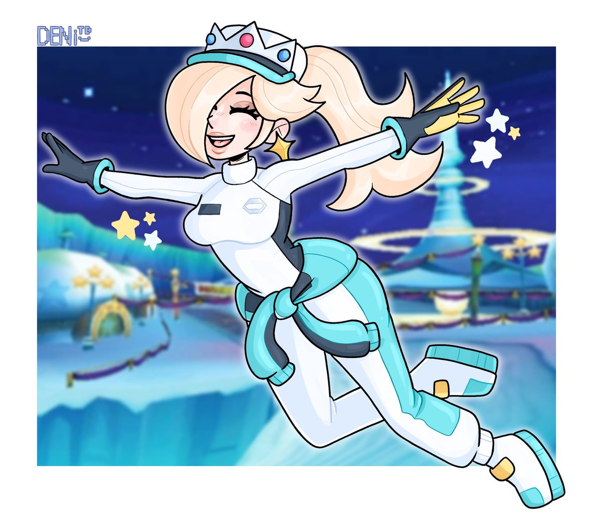 deniiTD's tweet image. Final lap of the holidays! ❄️🔄

#nintendo #rosalina