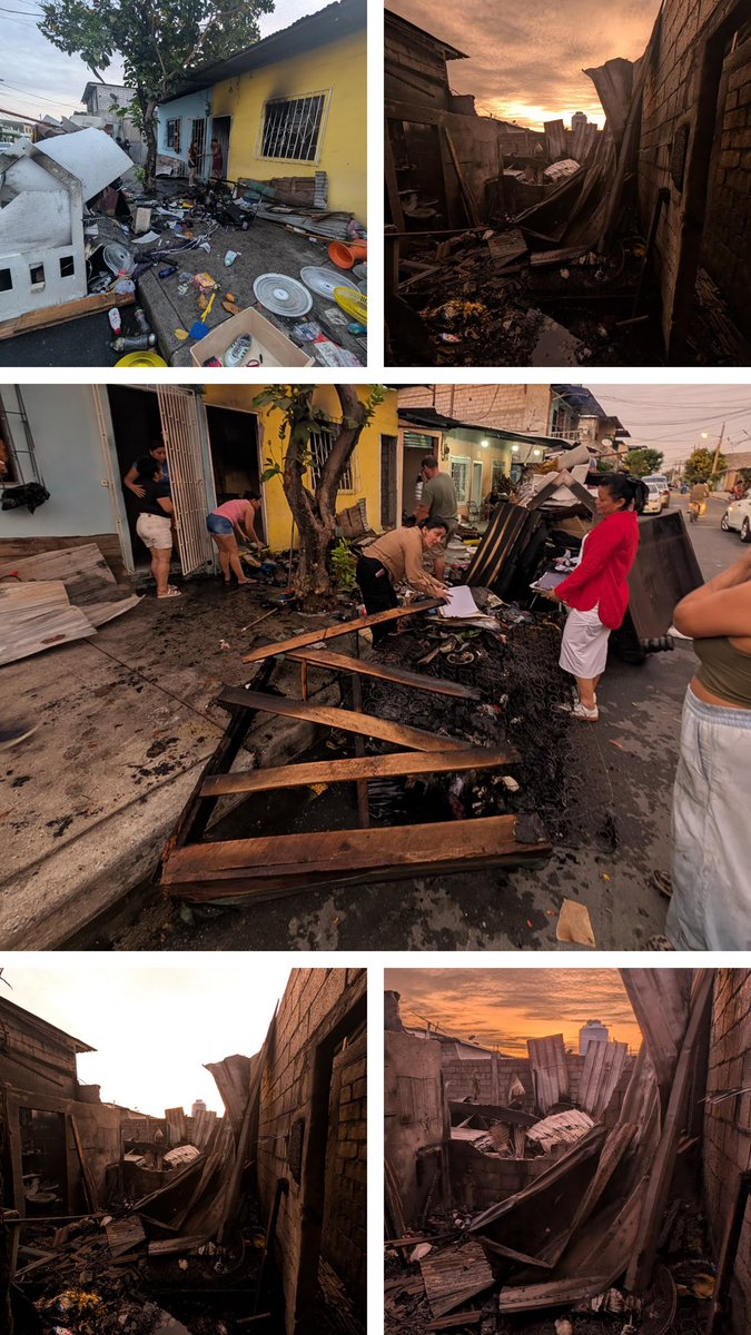 bessygranjaOK's tweet image. 🔴 LLAMADO A LA SOLIDARIDAD 

 Una familia del sector Guasmo Sur ha sufrido la pérdida total de su vivienda y taller de costura a causa de un incendio. Para la madre de la familia, este taller representaba no solo su trabajo, sino el sustento esencial para sus seres queridos.…