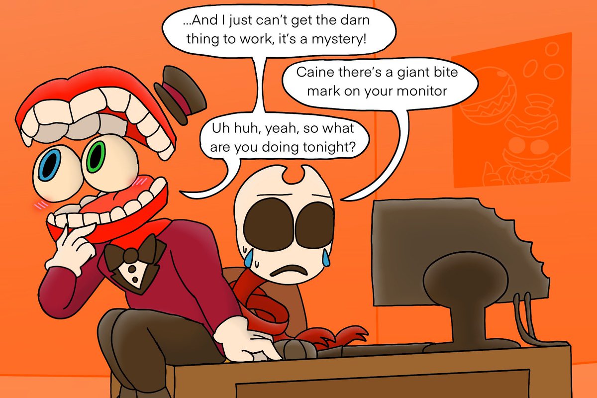doodledork01's tweet photo. Just felt like drawing them again
Somebody needs to keep this rare pair alive
#TADC #TheAmazingDigitalCircus #cainexgangle #ribbonleader #dentalfloss https://t.co/JbmkecwpAM