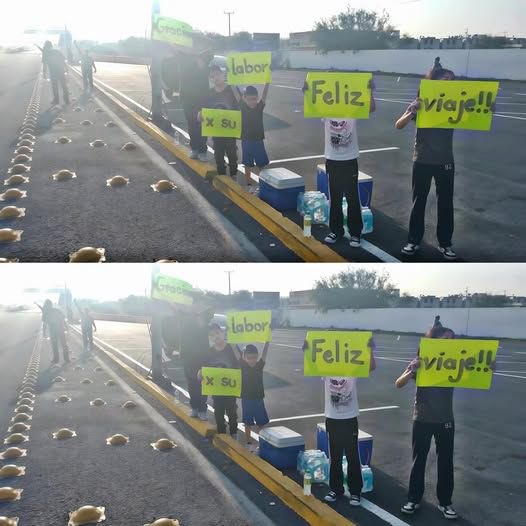 Notitexme's tweet photo. #Entérate || 🌮❤️Hijos de traileros que pasaron Navidad sin sus papás repartieron taquitos y bebidas a operadores en carretera rumbo a Saltillo.
Pequeños gestos que hacen grande la solidaridad. 🚛✨ https://t.co/7hJ6jBEJSu