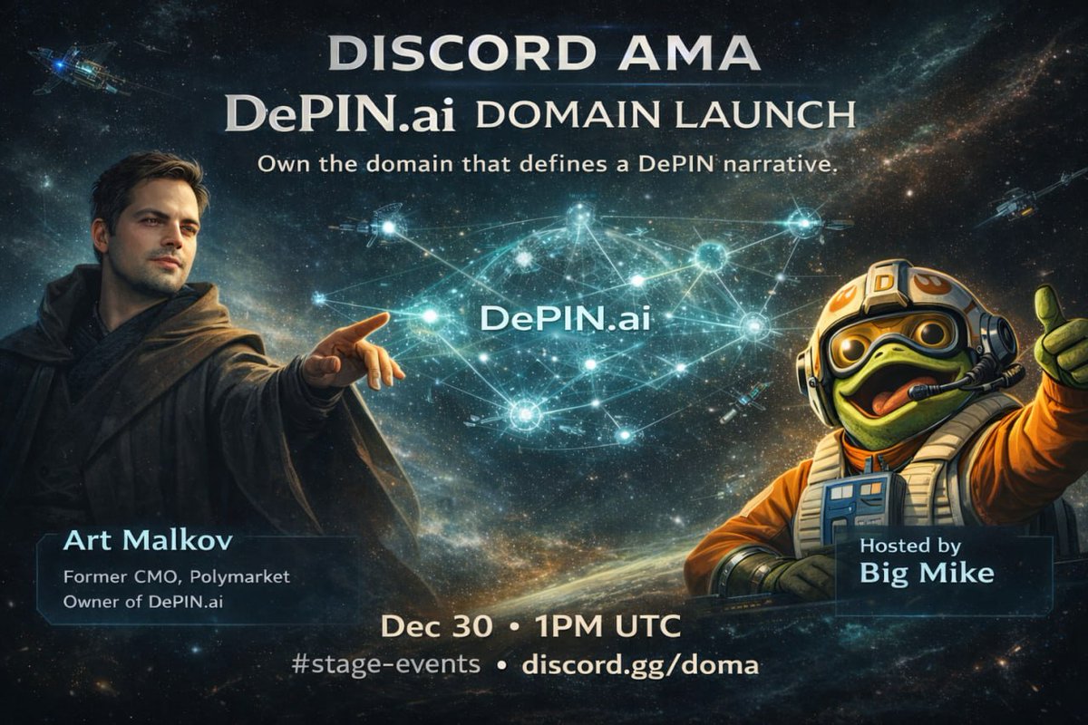 Hey everyone, going to be doing a Discord AMA with the former (and first) Polymarket CMO, Art Malkov on Tuesday at 1PM UTC. Join up friends!