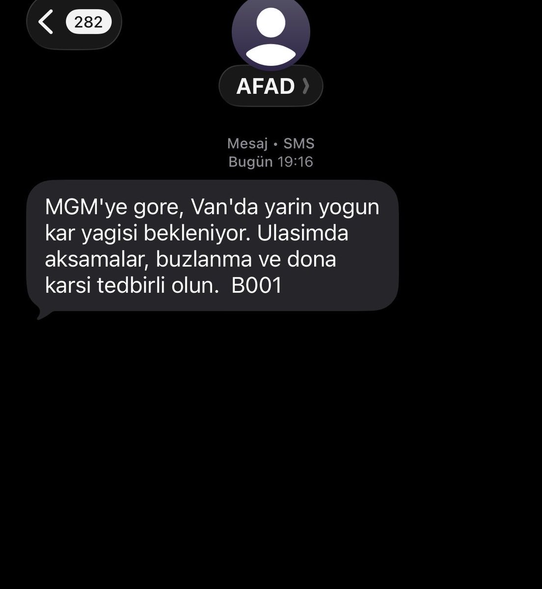 Hayatımda aldığım en güzel mesaj