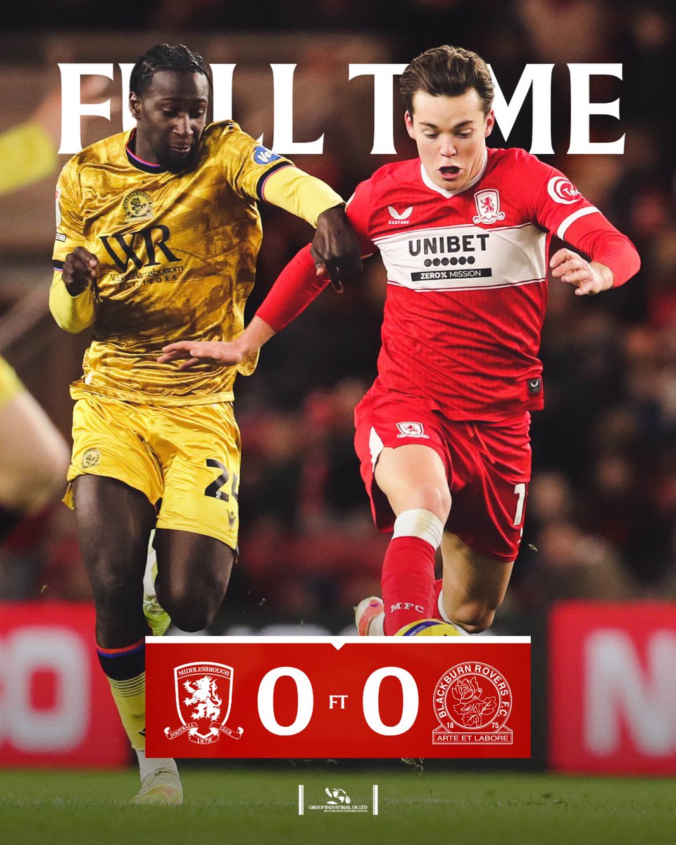 Boro's tweet image. A point apiece at the Riverside ⏹️