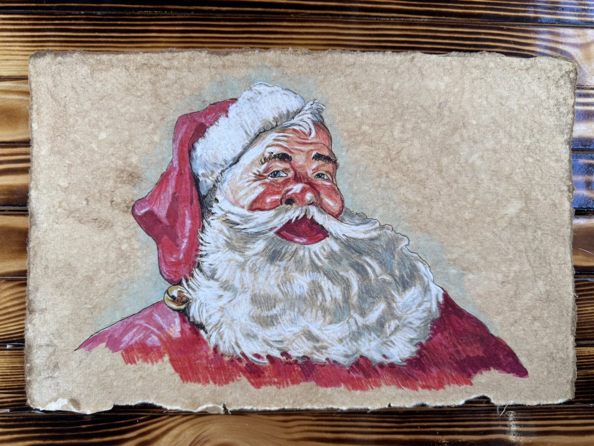 KandzerDesign's tweet image. At @DeepBrew finishing up the “SANTA” commissions.