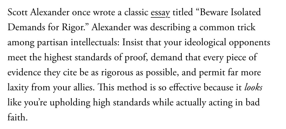 jamesetta_w's tweet image. The piece was about Bari Weiss but I felt @jonathanchait @TheAtlantic describes the entire political media apparatus in the Trump era, where Hunter Biden’s paintings became a months-long scandal worthy of more coverage than Kushner’s billions in self dealing in the Middle East.