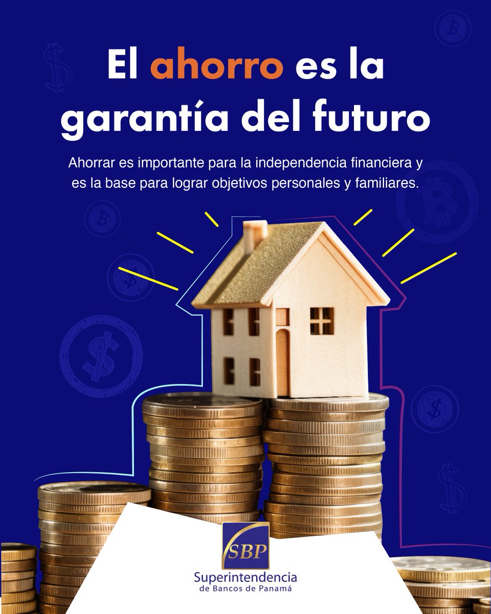 💰Ahorrar es importante para la independencia financiera💸.

#educaciónfinancierareal
#SBPteInforma