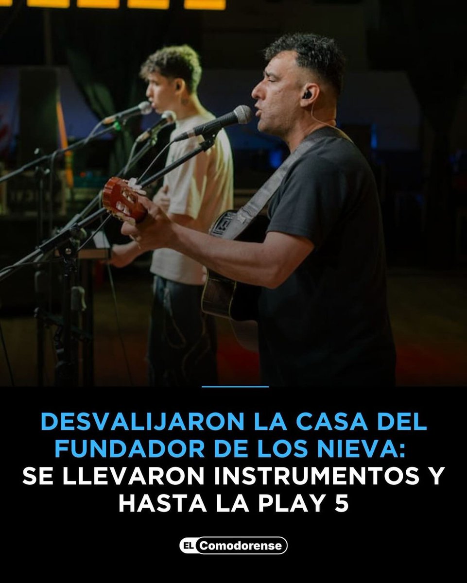 🚨 Violento robo en Saavedra

Delincuentes entraron a una vivienda y se llevaron instrumentos, equipos de sonido, notebook y hasta una Play 5. La víctima es un músico local que denunció una seguidilla de robos en el barrio.

👇 Todos los detalles en: elcomodorense.net/violento-robo-…