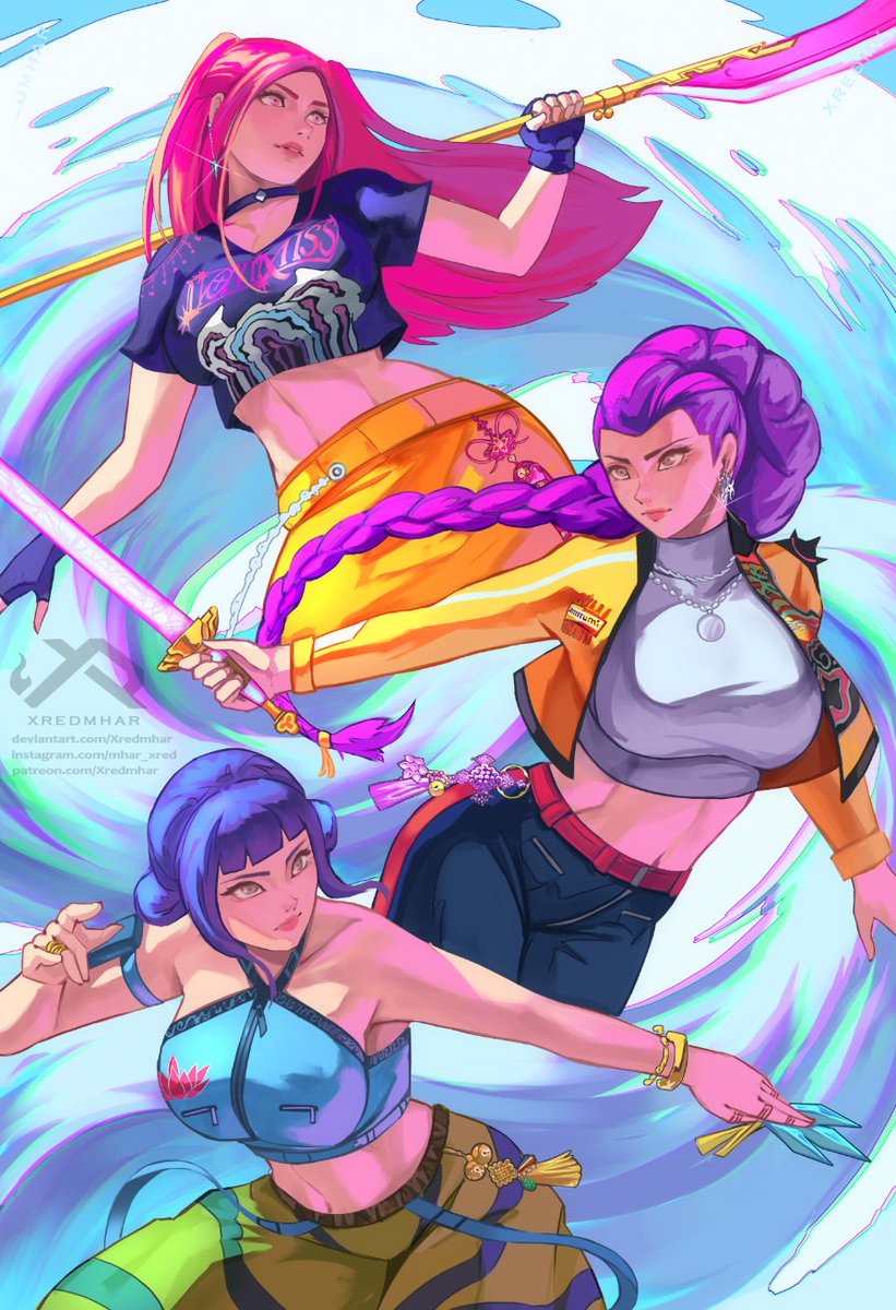 xredmhar's tweet image. Last artwork for this year 😭
Huntrix from Kpop Demon Hunters!
HAPPY HOLIDAYS EVERYONE!! 🎉🎁
#artmoots #huntrix #KPOPDEMONHUNTERS