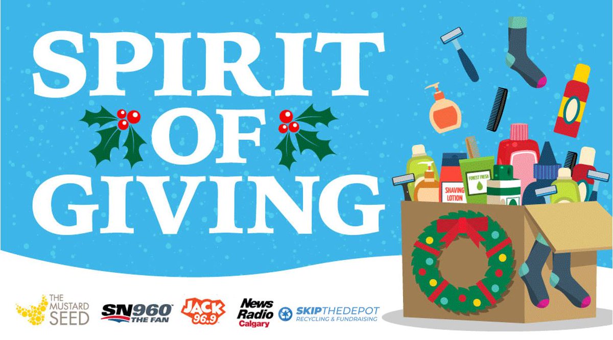 Extra stocking stuffers? Donate bundling &amp; hygiene essentials to <a href="/mustardseedcan/">The Mustard Seed</a>  🧦🧼

Make a donation at theseed.ca/spirit or put your empties to good use with the promo code XMASYYC25 through <a href="/SkipTheDepot/">SkipTheDepot</a> 💸