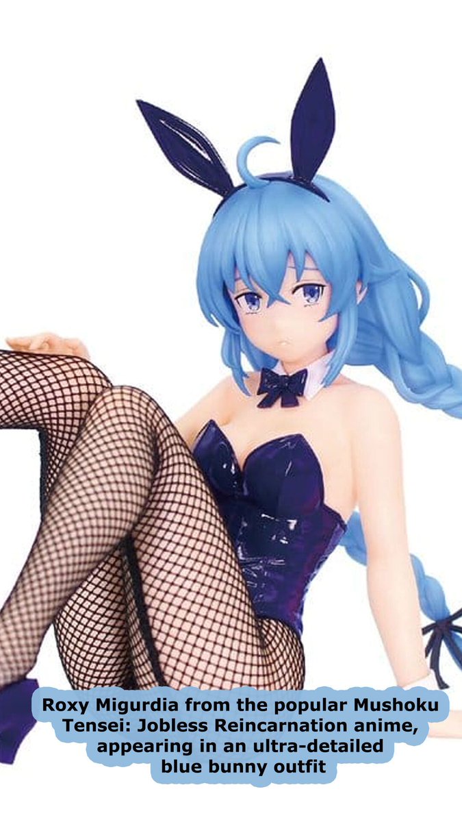 Archonia's tweet photo. This figure features Roxy Migurdia from the popular Mushoku Tensei: Jobless Reincarnation anime, appearing in an ultra-detailed blue bunny outfit with impressive volume!
https://t.co/GdnEPeJiJq
#MushokuTensei #Anime #RoxyMigurdia #AnimeFigures #SystemService https://t.co/dVdM9BpfA3