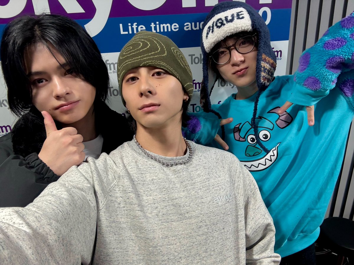 2時台前半は #西洸人 #松田迅 #佐野雄大 でお届け⚡️ 来週の嬉しい