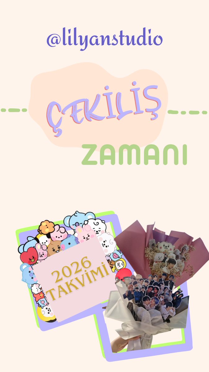 lilyanstudio's tweet photo. 🎁Hediyen Var

Lilyan Studio’dan 1 kişiye
💐Kişisel buket
📆 Kişisel 2026 takvimi hediye

Katılmak için👇
✔️ hesabımızı takip et
✔️ Bu tweeti beğen
✔️ RT yap

📅 Son katılım: 28 Aralık 2025 –19.00
🎉 Kazanan sayfamızda açıklanacak 

Bol şans🤍
#LilyanStudio #çekiliş #küçükişletme https://t.co/dQZkGfqF4F