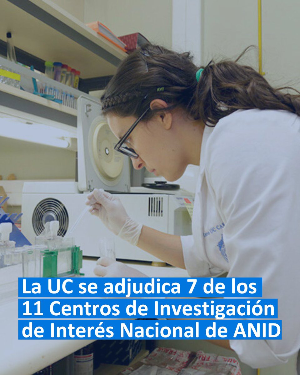 ucatolica's tweet photo. #InvestigaciónUC | La UC se adjudica 7 de 11 Centros de Investigación de Interés Nacional (@ANID_Chile).

3 centros renuevan (@CedeusChile, @CIGIDEN, #SERC) y 4 son nuevos (BAND, Transporte y Logística, SENTINET, IINARA).

Ciencia interdisciplinaria y de impacto para los desafíos de Chile 🇨🇱

🔗 Accede a los resultados: https://t.co/In6G01S8Ly