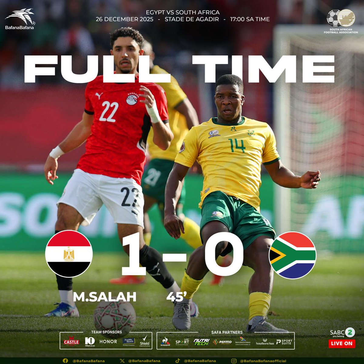 BafanaBafana's tweet image. Unbelievable!!! We will come back stronger after this. 

#BafanaPride

@10bet_ZA @CastleLagerSA @HonorAfrica @SABC_Sport @Shield_ZA