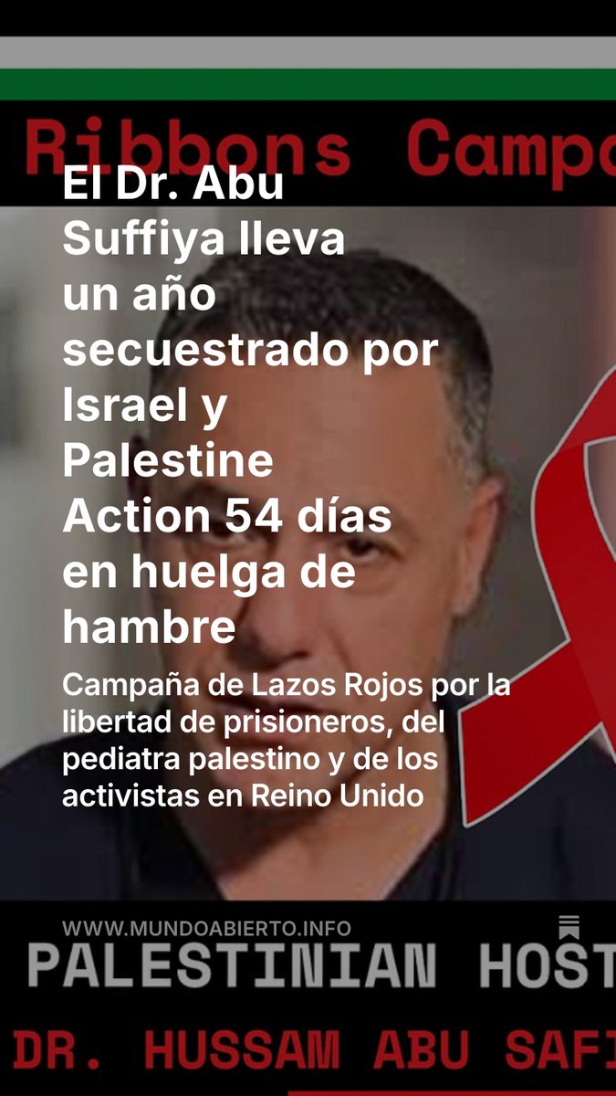 temoris's tweet image. En una prisión israelí, el respetado pediatra y director de un hospital de Gaza, Dr. Hussam Abu Safiya, cumple un año secuestrado. Hay más de 9 mil palestinos encarcelados, de los que 3 mil 500 ( incluyendo a alrededor de 400 niños, 53 mujeres y 16 médicos) no tienen derecho a…