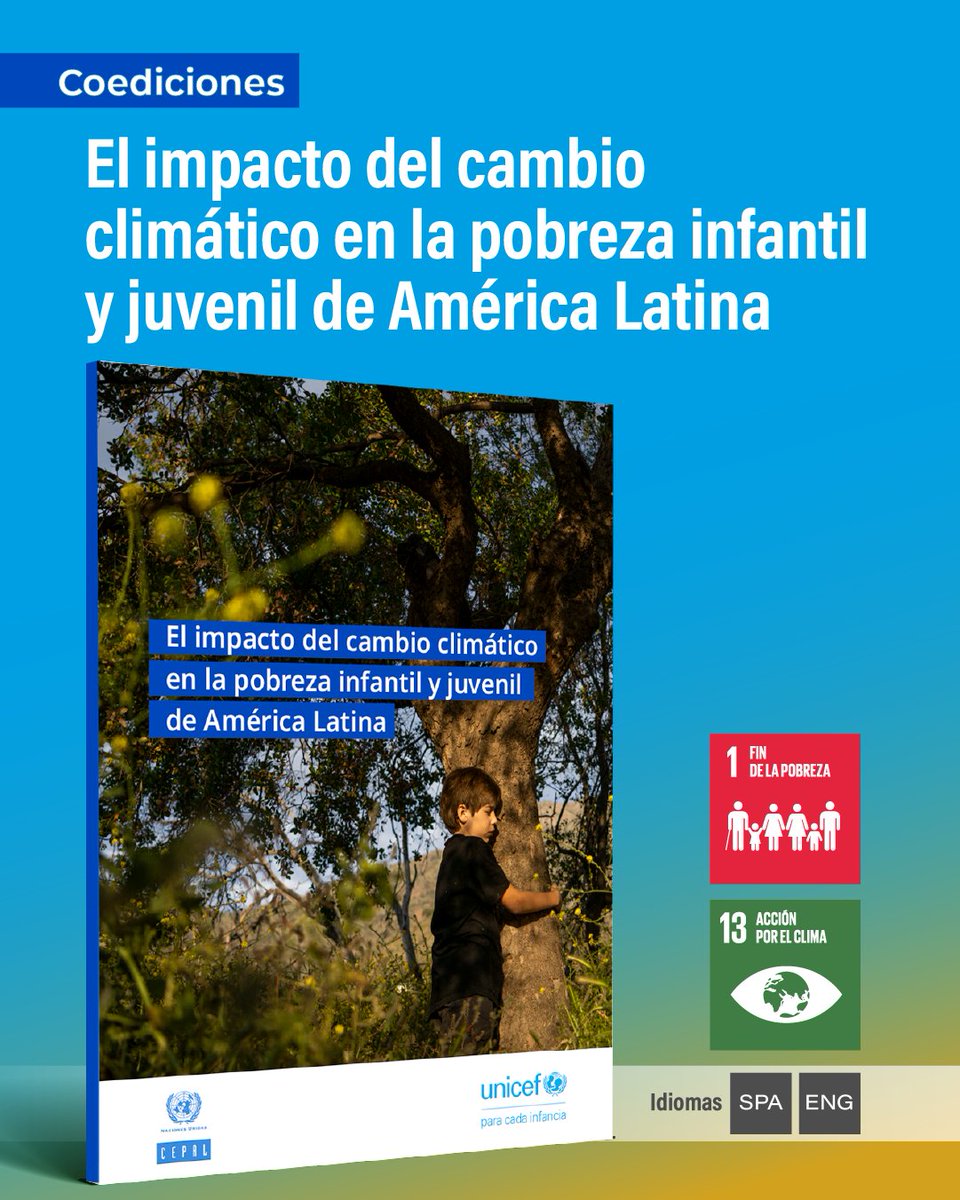 🌎 En América Latina y el Caribe, 1 de cada 2 personas en pobreza es un  niño, niña o joven. El cambio climático amenaza con empujar a millones más  a esta situación., image size:960x1200