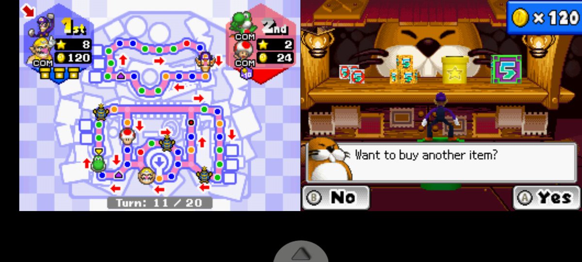 ForSubways's tweet image. Peek a boo mario party ds