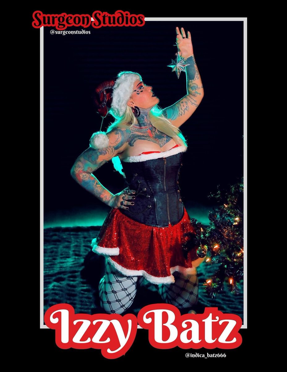 indica_batz's tweet photo. I was so locked into the holidays & doing all the family festivities yesterday that I forgot to share the December cover & spread we made for Dream Pinup Magazine. #indica_batz666 #pinupmodel #dreampinup #publishedmodel #Christmas2025 #Krampus #covermodel #Pinup #model https://t.co/J8KgvzBKjp