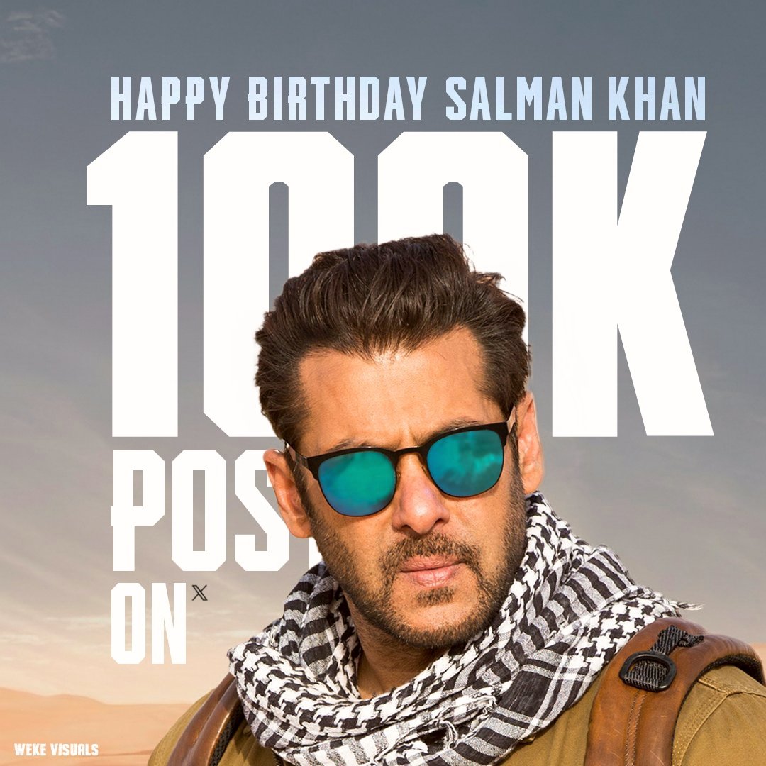 And It's Century🔥 keep Roaring Salman Khan Fans 💥

#HappyBirthdaySalmanKhan