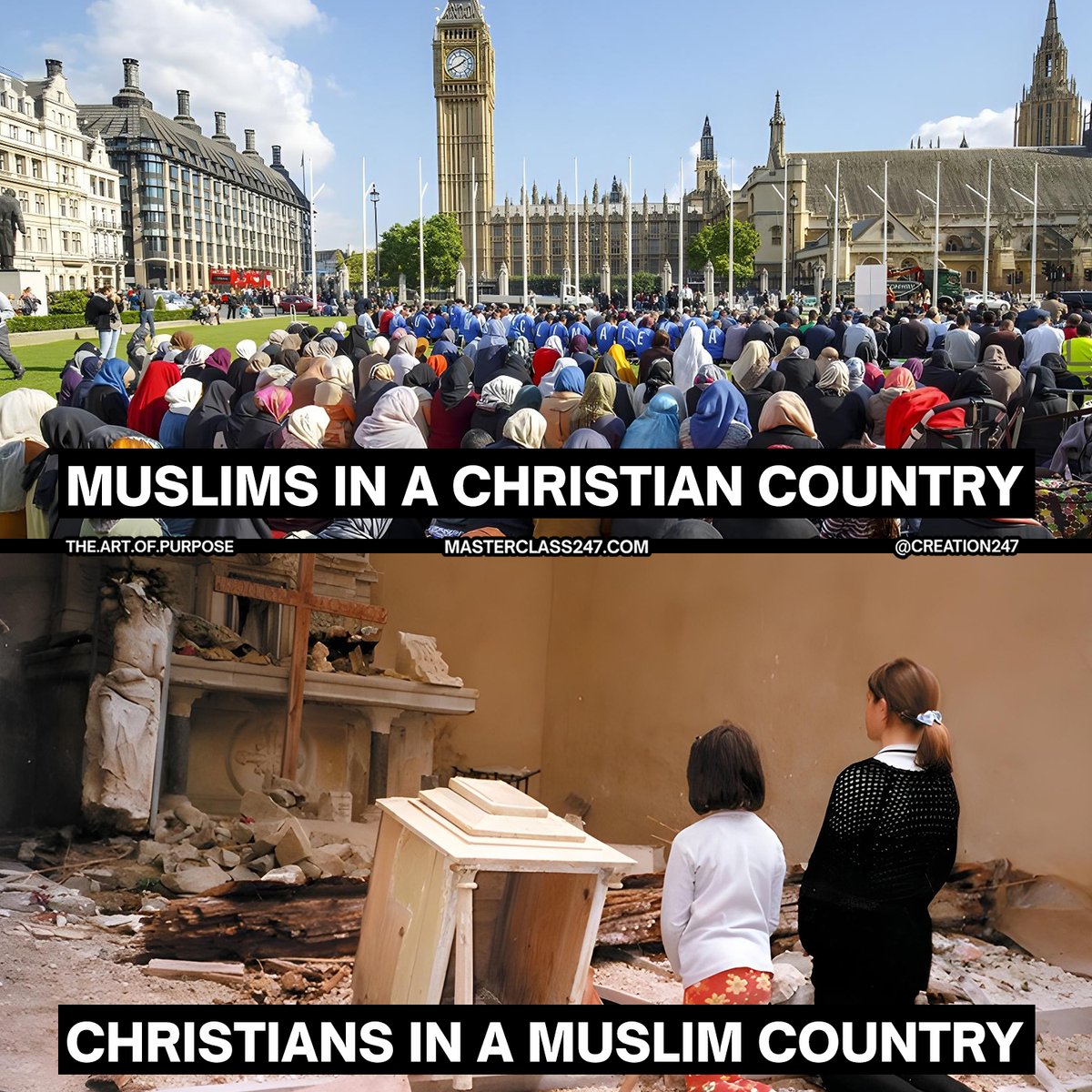 creation247's tweet image. Can you spot the difference?