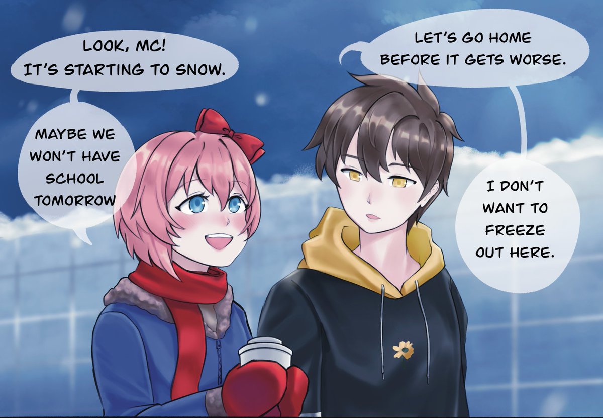 Daily Pics of MC & Sayori tweet media